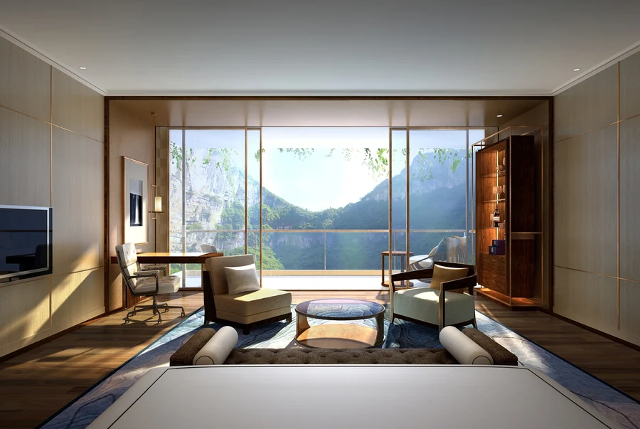 Sculptural Hospitality — InterContinental Shanghai Wonderland; Shanghai, China