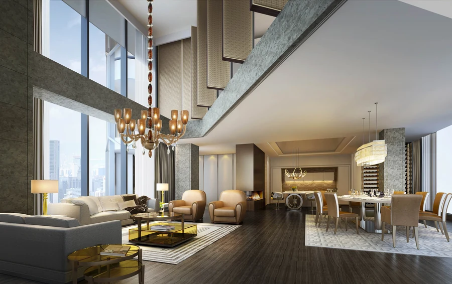 ការរស់នៅក្នុងលំហពីរជាន់ — Sanlitun Duplex Residences; ប៉េកាំង ប្រទេសចិន